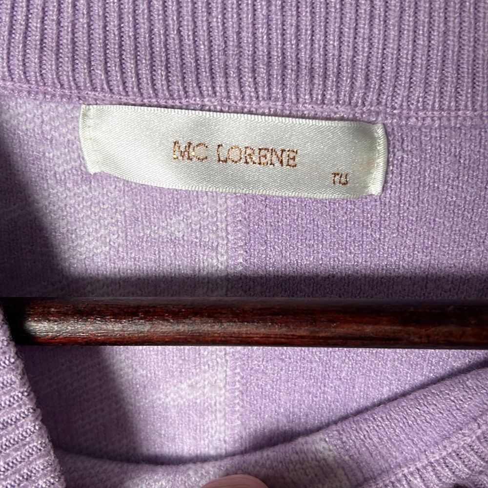 Mc Lorene pull half purple zigzag - Picture 3 of 4